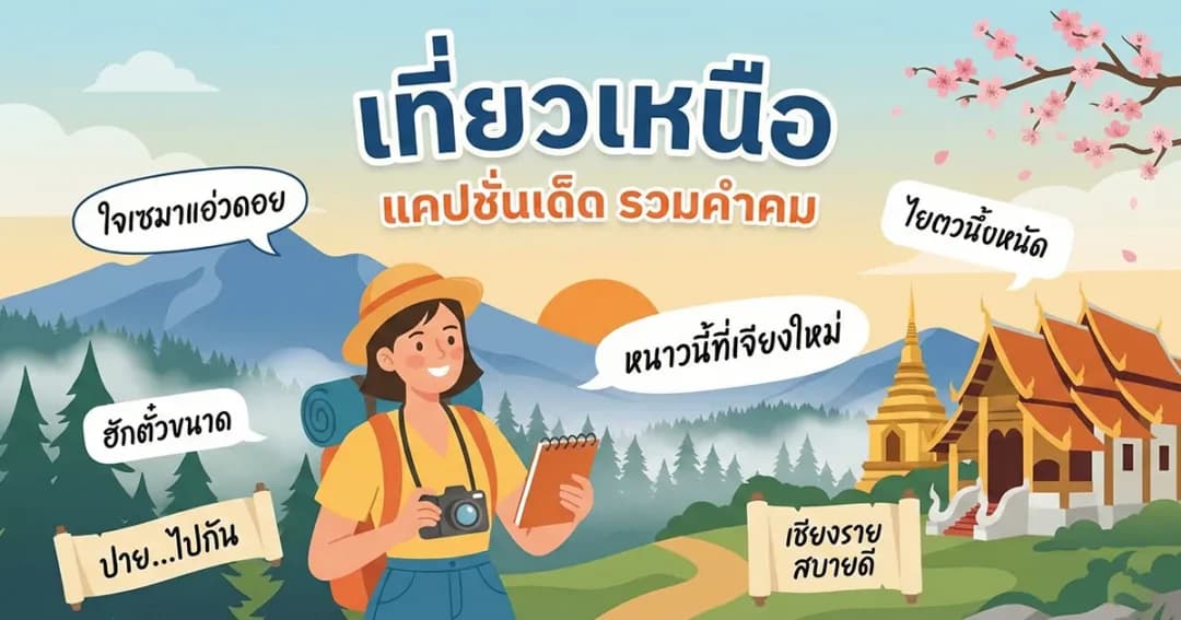 100 แคปชั่นเที่ยวเหนือ ภูเขา หมอก วัฒนธรรม ปี %thyear% / %currentyear% โดนใจ