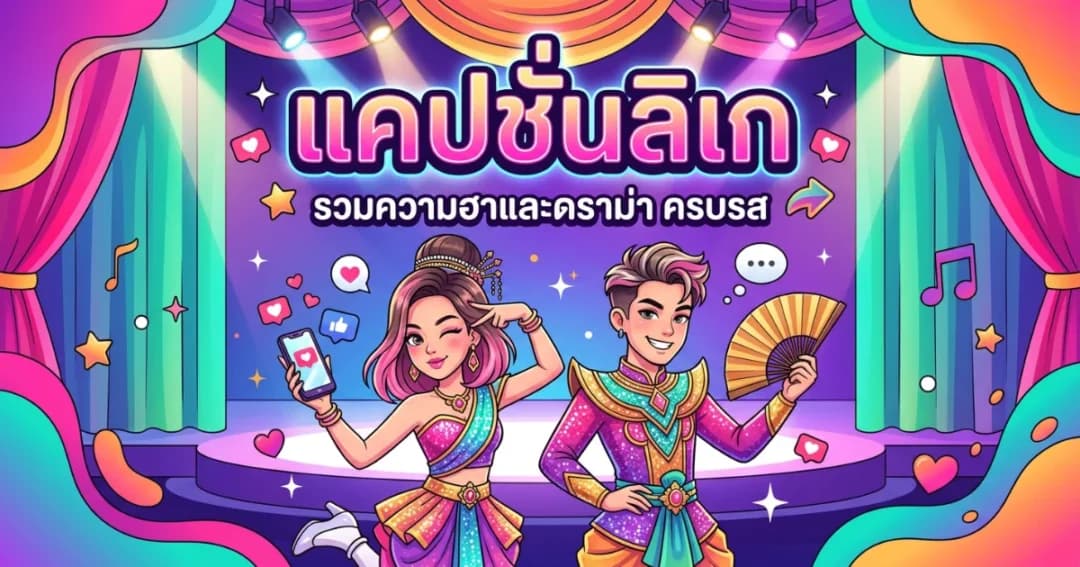 100 แคปชั่นลิเก %thyear% คม กวน ฮา โพสต์ปังทุกสไตล์