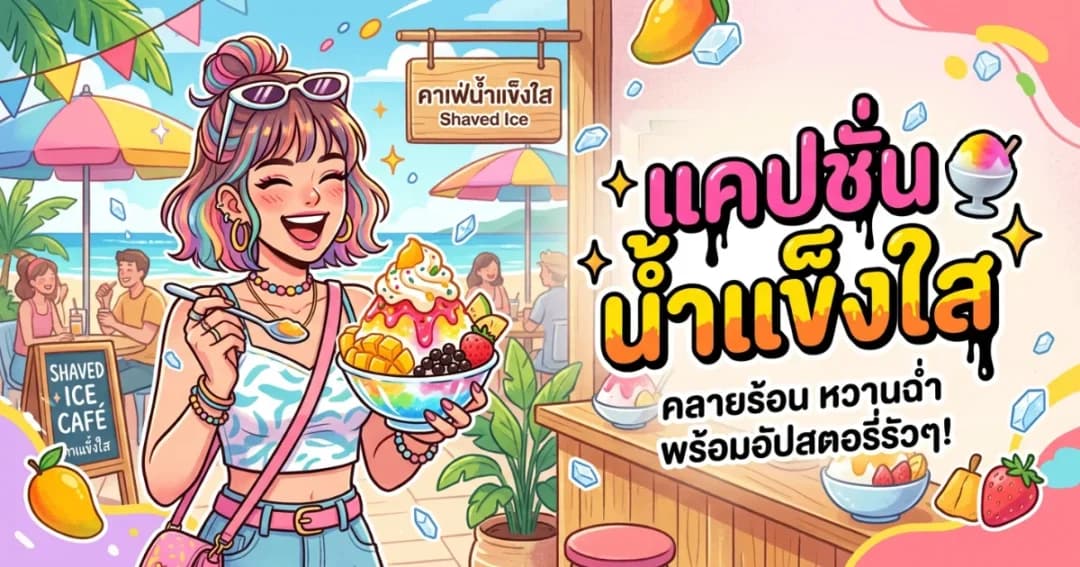 200 แคปชั่นน้ำแข็งใส %thyear% กวน ฮา ซึ้ง คม โพสต์ปัง