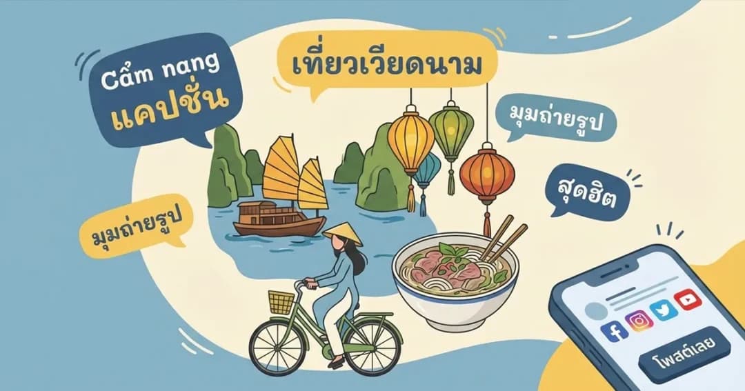 vietnam travel captions