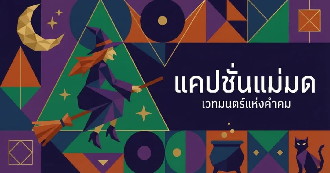 100 แคปชั่นแม่มด %currentyear% กวนๆ แซ่บๆ สำหรับโพสต์ปังทุกโอกาส